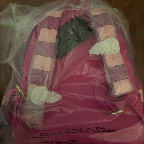 Loungefly Pink and Purple Cheshire Cat Backpack - Picture 2 of 2